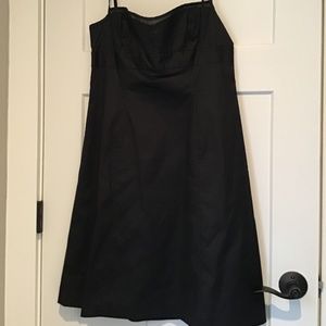 JCrew Black Slip Dress - 10